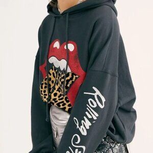 Free People Daydreamer Rolling Stones Hoodie